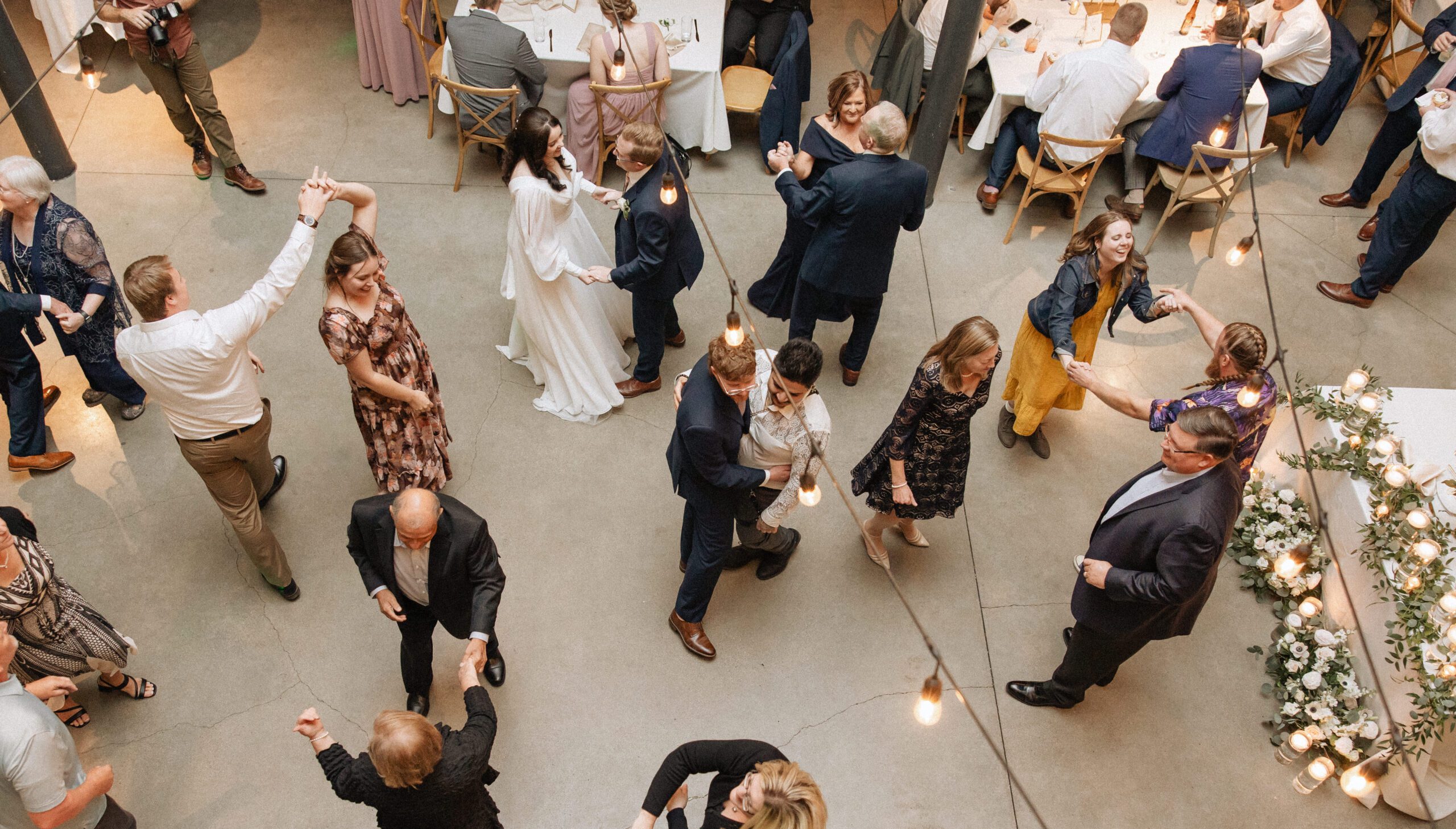 couples dancing at The River Center in Des Moines
